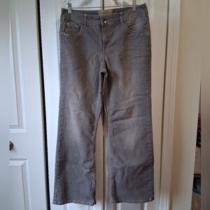 Ruff Hewn Women's Flare Gray Jeans